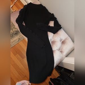 Ruched sheer sleeve sweater dress~ 3️⃣ for $20